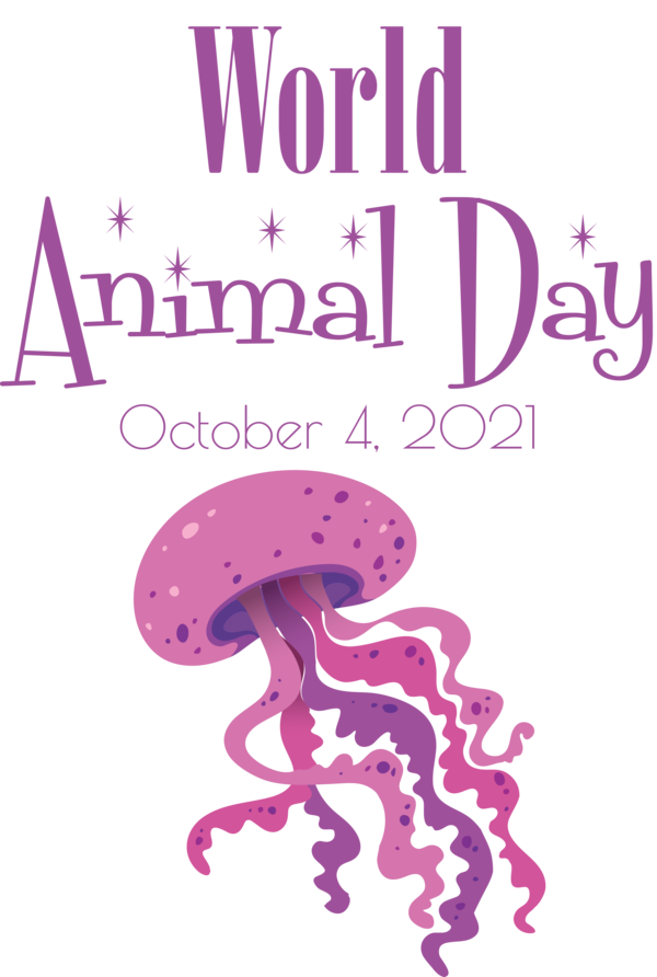 Transparent World Animal Day Lap book Drawing Silhouette for Animal Day for World Animal Day