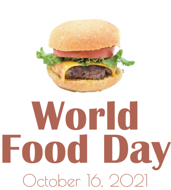 Transparent World Food Day Cheeseburger Veggie Burger Burger for Food Day for World Food Day
