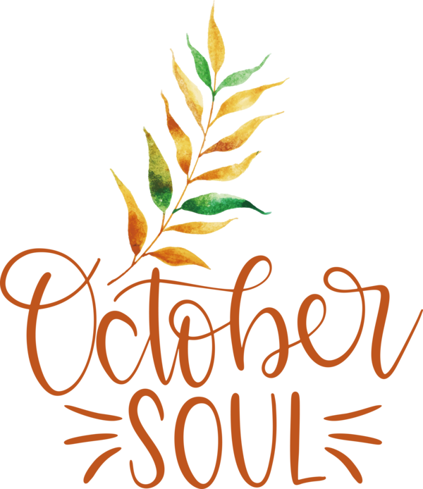 Transparent thanksgiving Logo Leaf Line for Hello October for Thanksgiving