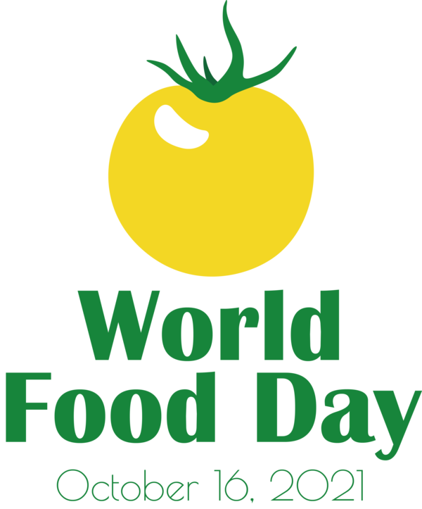 Transparent World Food Day Logo Green Leaf for Food Day for World Food Day
