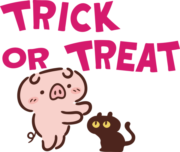 Transparent Halloween Cartoon Logo Snout for Trick Or Treat for Halloween
