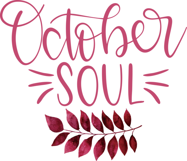 Transparent thanksgiving Soul music October Logo for Hello October for Thanksgiving
