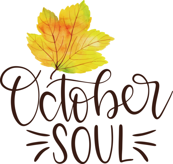 Transparent thanksgiving Leaf Flower Logo for Hello October for Thanksgiving
