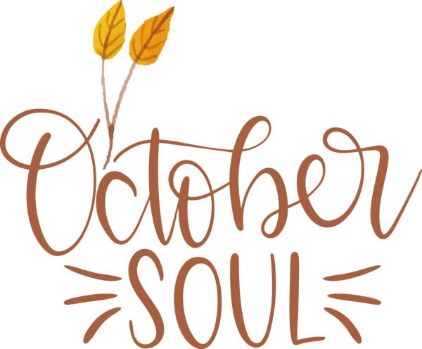 Transparent thanksgiving Floral design Cut flowers Logo for Hello October for Thanksgiving