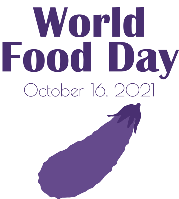 Transparent World Food Day Logo Font Line for Food Day for World Food Day