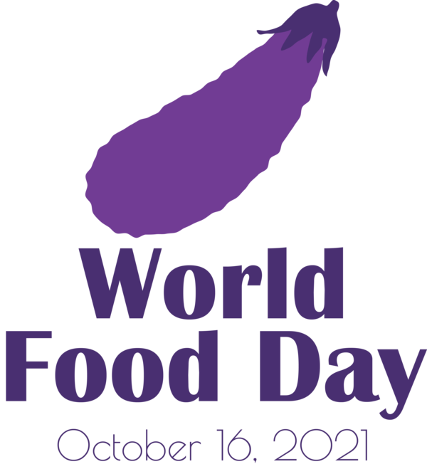 Transparent World Food Day Logo Line Lavender for Food Day for World Food Day