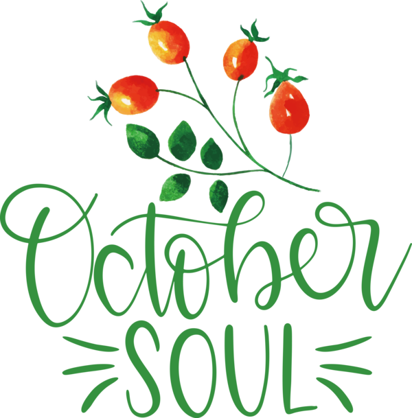 Transparent thanksgiving Floral design Natural food Vegetable for Hello October for Thanksgiving