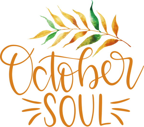 Transparent thanksgiving Logo Leaf Commodity for Hello October for Thanksgiving