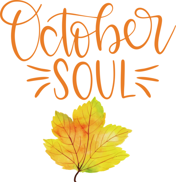 Transparent thanksgiving Leaf Floral design Petal for Hello October for Thanksgiving