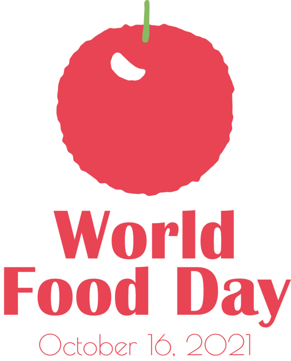 Transparent World Food Day Logo Christmas Ornament M Point for Food Day for World Food Day