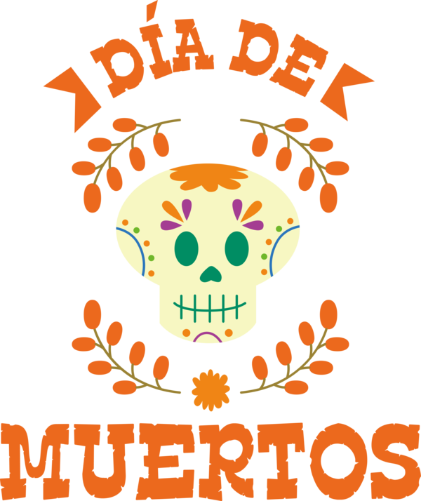 Transparent Day of the Dead Drawing Watercolor painting Day of the Dead for Día de Muertos for Day Of The Dead