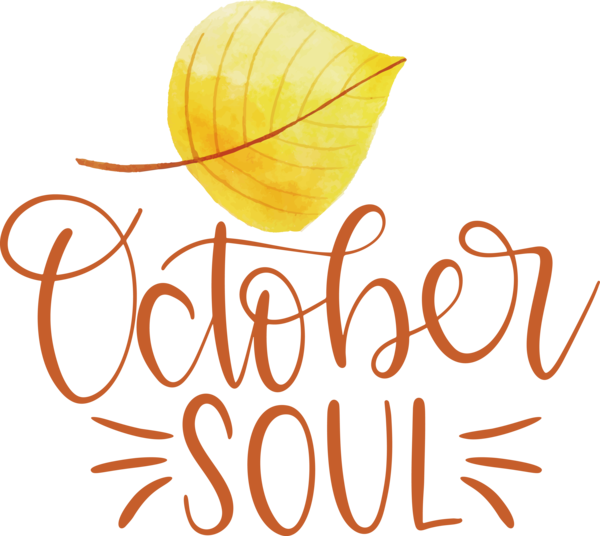 Transparent thanksgiving Logo Leaf Design for Hello October for Thanksgiving