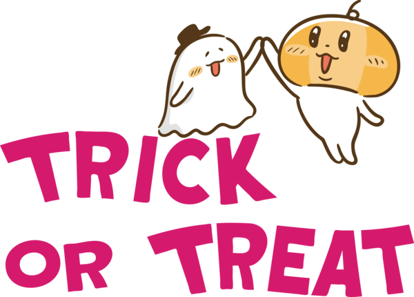 Transparent Halloween Cartoon Drawing Animation for Trick Or Treat for Halloween