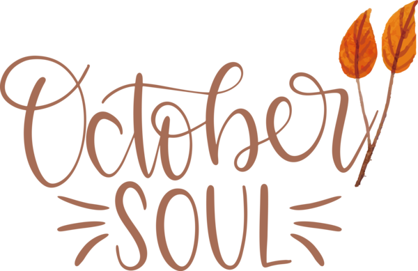 Transparent thanksgiving Floral design Flower Logo for Hello October for Thanksgiving