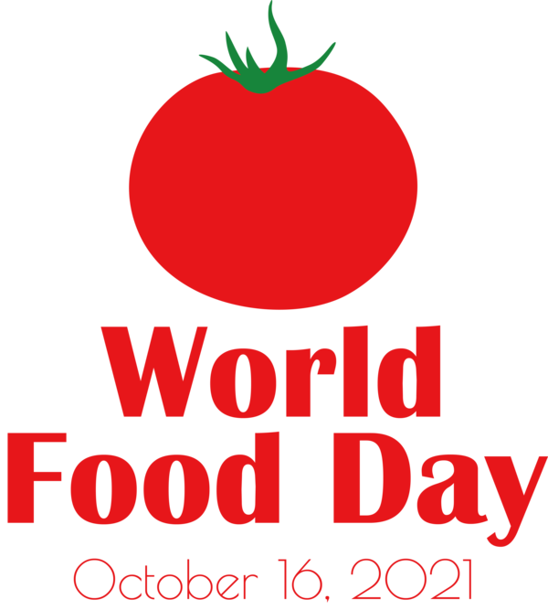 Transparent World Food Day Natural food Tomato Local food for Food Day for World Food Day