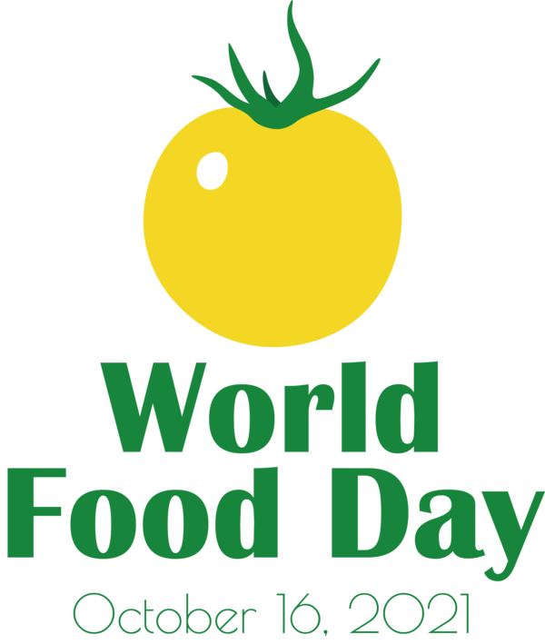 Transparent World Food Day Natural food Logo Leaf for Food Day for World Food Day