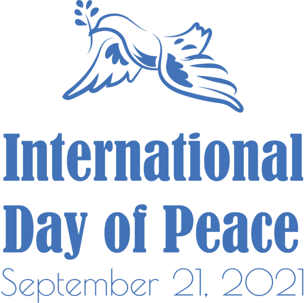 Transparent International Day of Peace Logo Line Meter for World Peace Day for International Day Of Peace