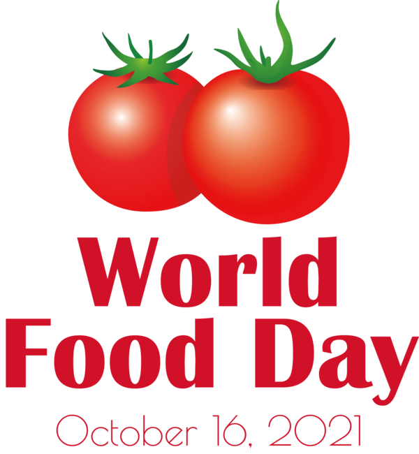 Transparent World Food Day Bush tomato Natural food Superfood for Food Day for World Food Day