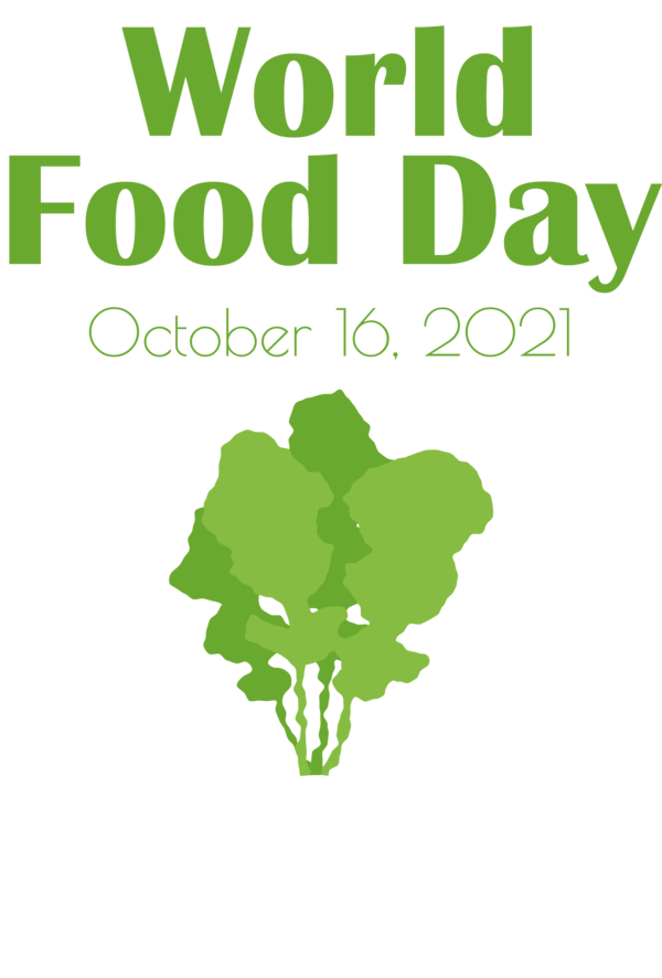 Transparent World Food Day Logo Text Leaf for Food Day for World Food Day