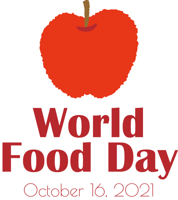 Transparent World Food Day Logo M-095 Valentine's Day for Food Day for World Food Day