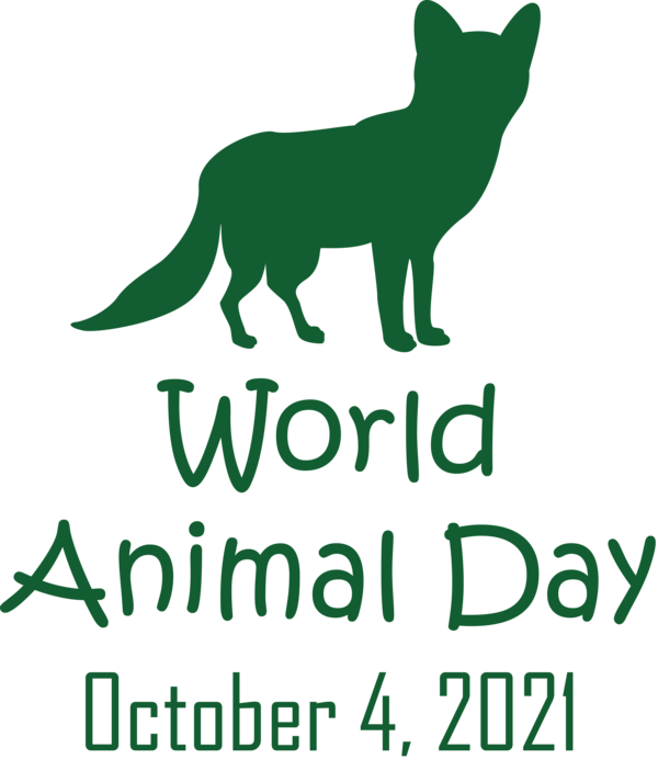 Transparent World Animal Day Dog Line art Logo for Animal Day for World Animal Day