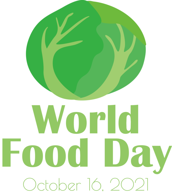 Transparent World Food Day Logo Leaf vegetable Leaf for Food Day for World Food Day