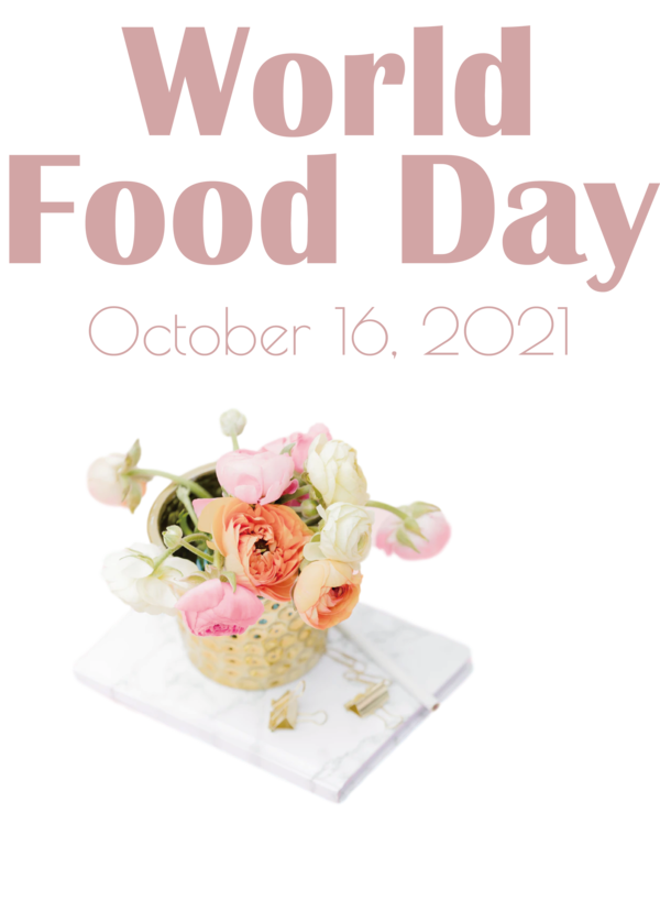 Transparent World Food Day Floral design Cut flowers Flower for Food Day for World Food Day