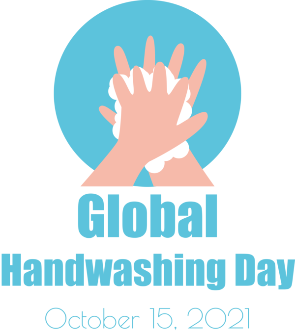 Transparent Global Handwashing Day Logo Model Town Park Organization for Hand washing for Global Handwashing Day
