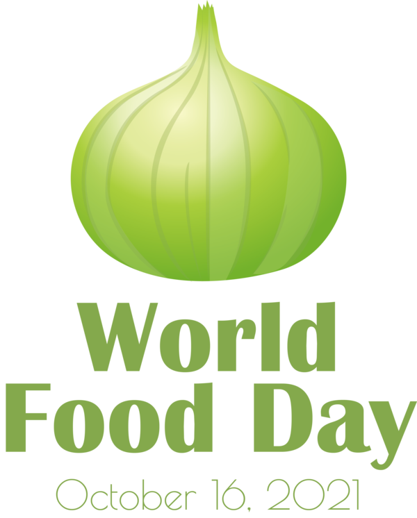Transparent World Food Day Logo Leaf Font for Food Day for World Food Day
