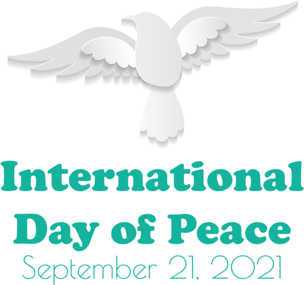 Transparent International Day of Peace Birds Logo Beak for World Peace Day for International Day Of Peace