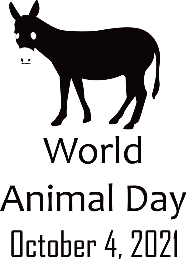 Transparent World Animal Day Dog Horse Cat for Animal Day for World Animal Day