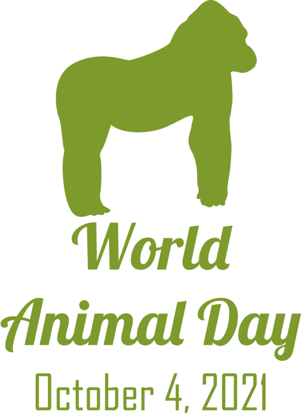 Transparent World Animal Day Horse Logo Green for Animal Day for World Animal Day