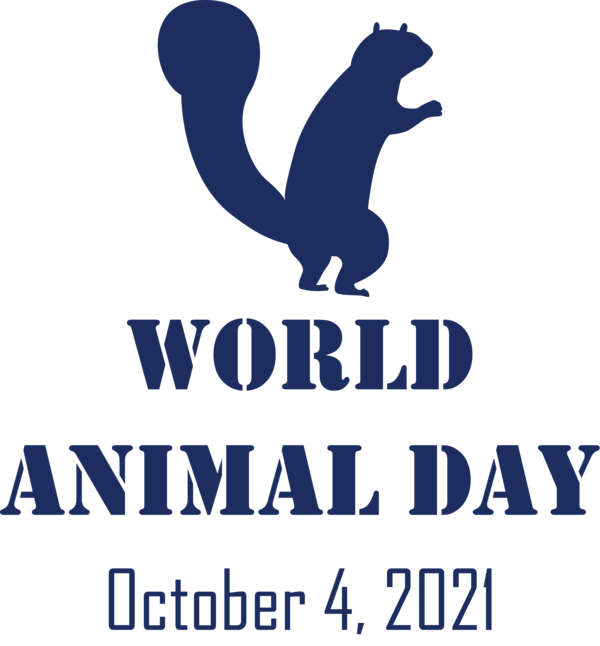 Transparent World Animal Day Logo Blue Line for Animal Day for World Animal Day