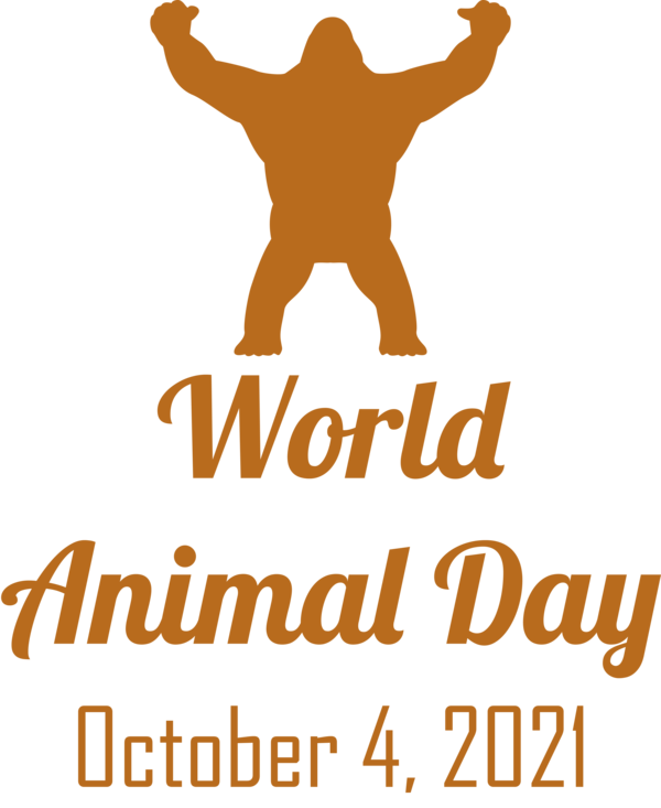 Transparent World Animal Day Human Logo Cycling club for Animal Day for World Animal Day