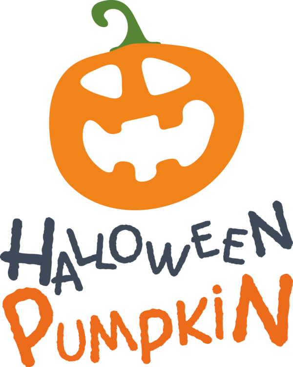 Transparent Halloween Logo Line Transparency for Jack O Lantern for Halloween