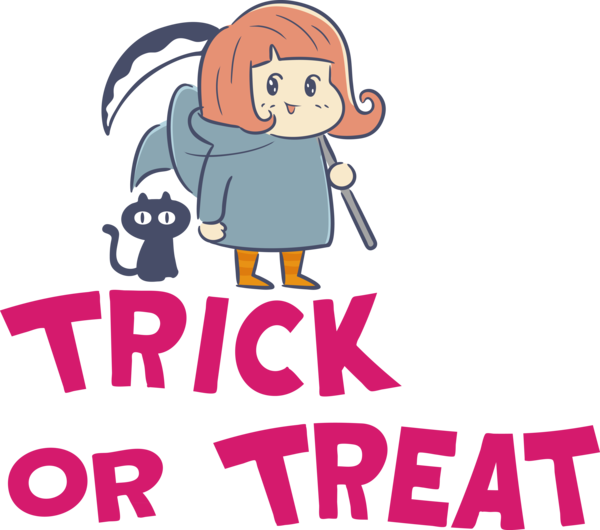 Transparent Halloween Drawing Cartoon Animation for Trick Or Treat for Halloween