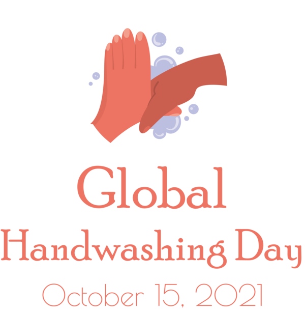 Transparent Global Handwashing Day Logo Line House for Hand washing for Global Handwashing Day
