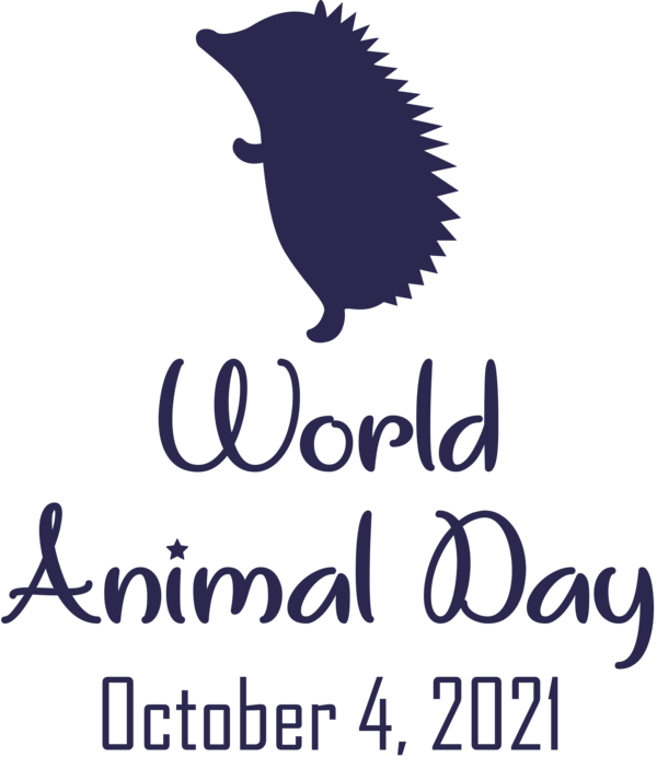 Transparent World Animal Day Logo Line Beak for Animal Day for World Animal Day