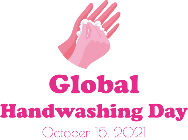 Transparent Global Handwashing Day Penang Free School Logo Line for Hand washing for Global Handwashing Day