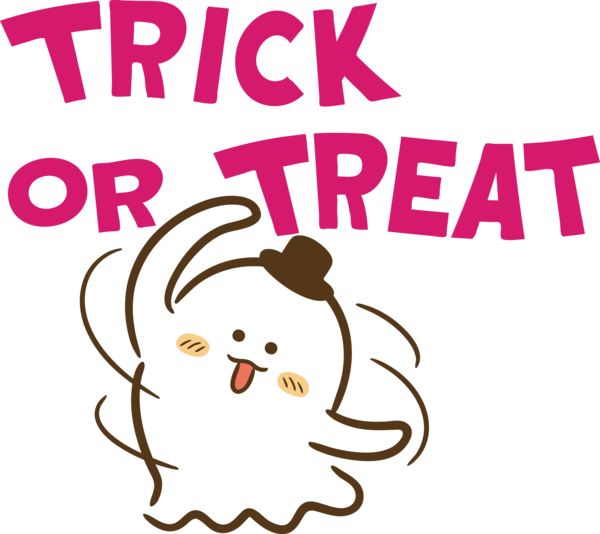 Transparent Halloween Human Happiness Cartoon for Trick Or Treat for Halloween