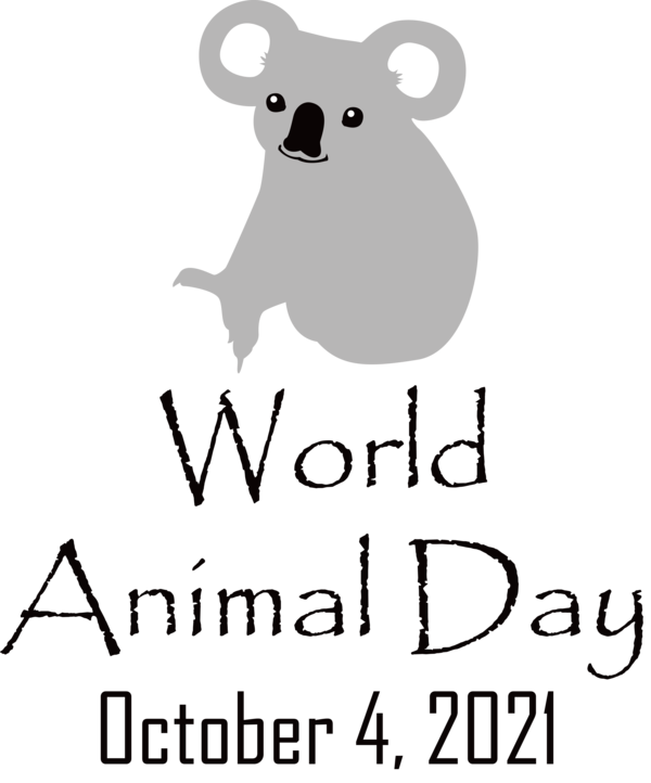 Transparent World Animal Day Marsupials Muroids Snout for Animal Day for World Animal Day