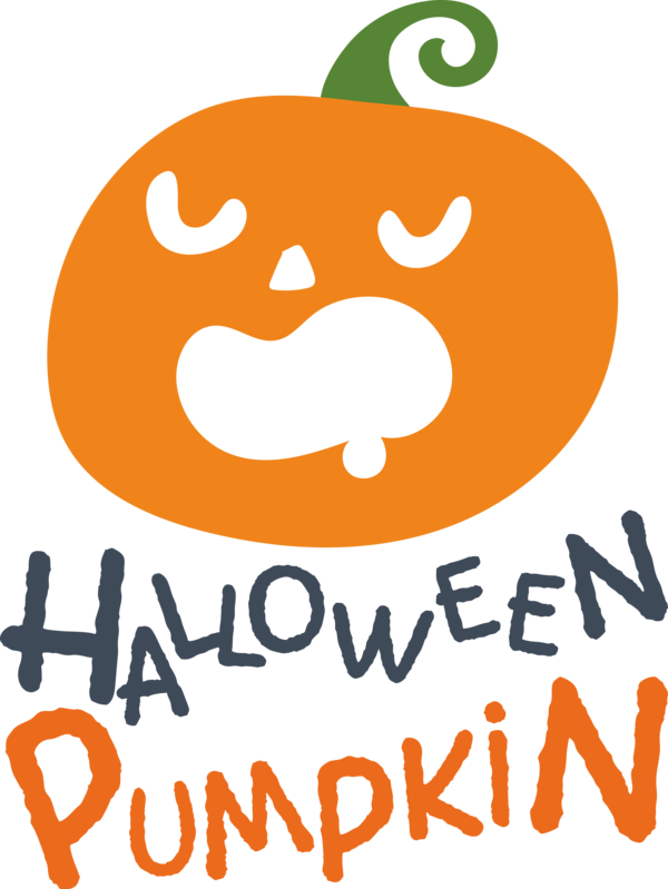 Transparent Halloween Human Logo Cartoon for Jack O Lantern for Halloween