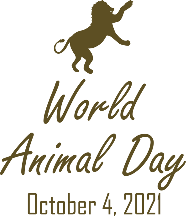 Transparent World Animal Day Dog Cat Cat-like for Animal Day for World Animal Day