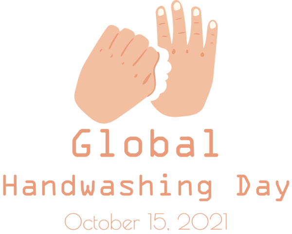 Transparent Global Handwashing Day Unbound Potential Chiropractic Logo Hand model for Hand washing for Global Handwashing Day