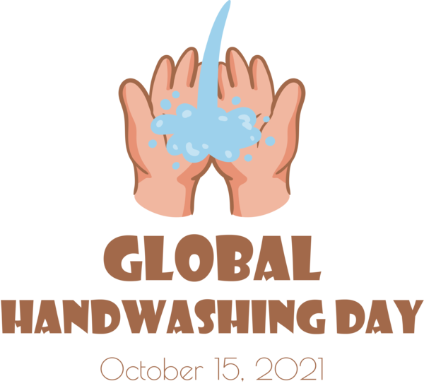 Transparent Global Handwashing Day Human Logo Barbie for Hand washing for Global Handwashing Day