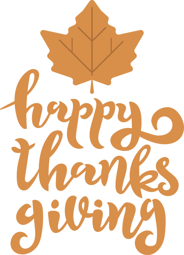 Transparent Thanksgiving Design Logo Leaf for Happy Thanksgiving for Thanksgiving