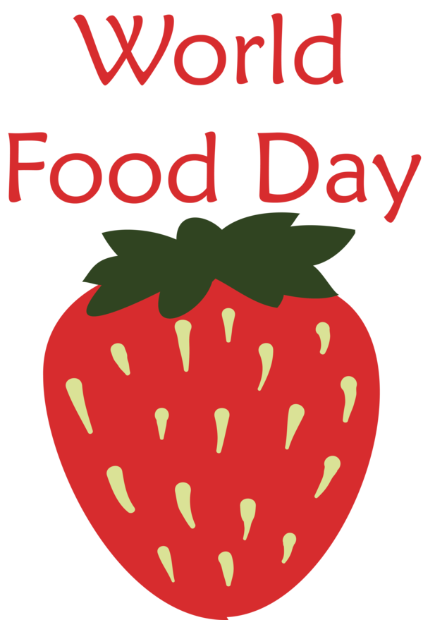 Transparent World Food Day Natural food Strawberry Superfood for Food Day for World Food Day