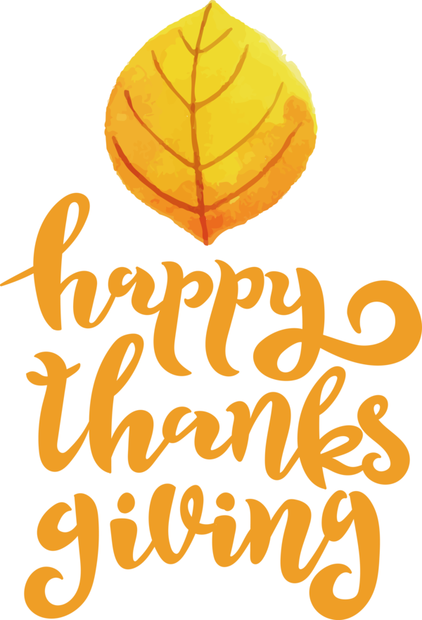 Transparent Thanksgiving Leaf Yellow Line for Happy Thanksgiving for Thanksgiving