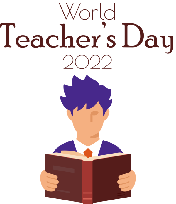 Transparent World Teacher's Day Drawing Cartoon Logo for Teachers' Days for World Teachers Day