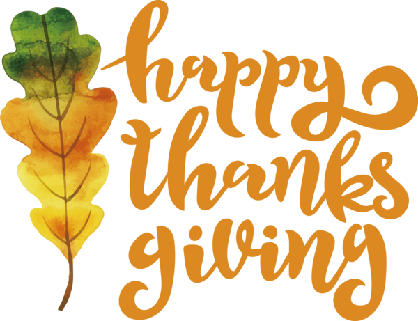 Transparent Thanksgiving Leaf Yellow Flower for Happy Thanksgiving for Thanksgiving